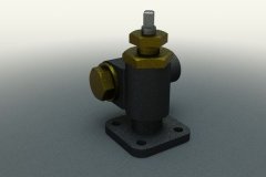 使浮球壳体在阀体倾斜时可自动调垂